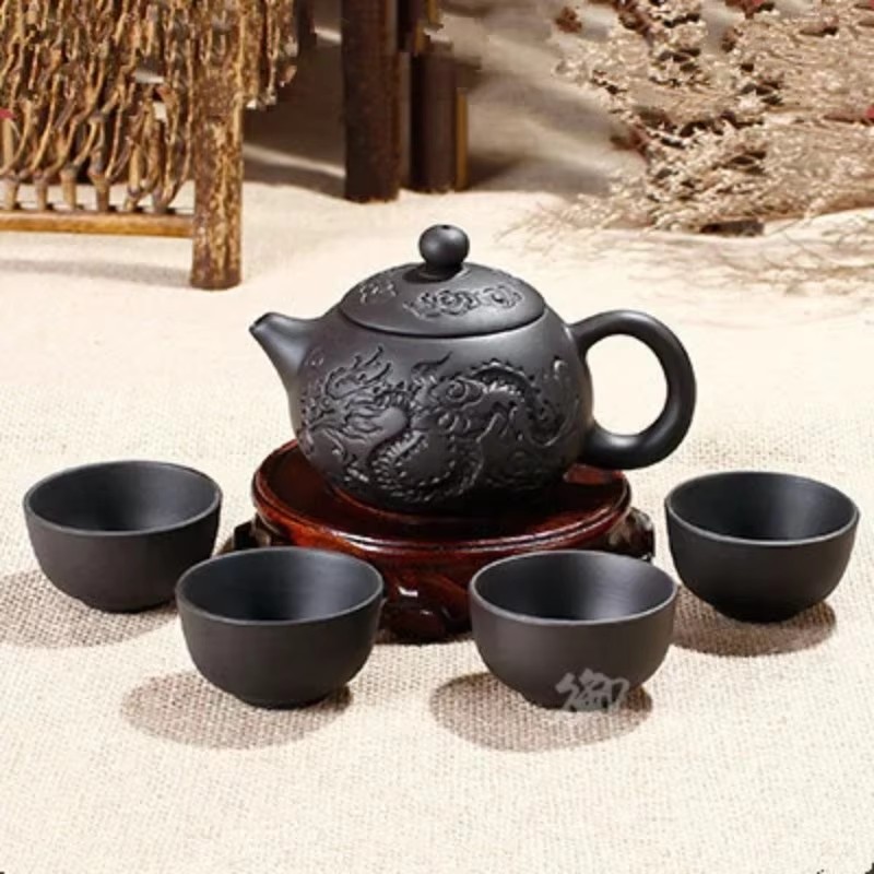 Gongfu Tea Set - Чайный сервиз Исин из фиолетовой глины