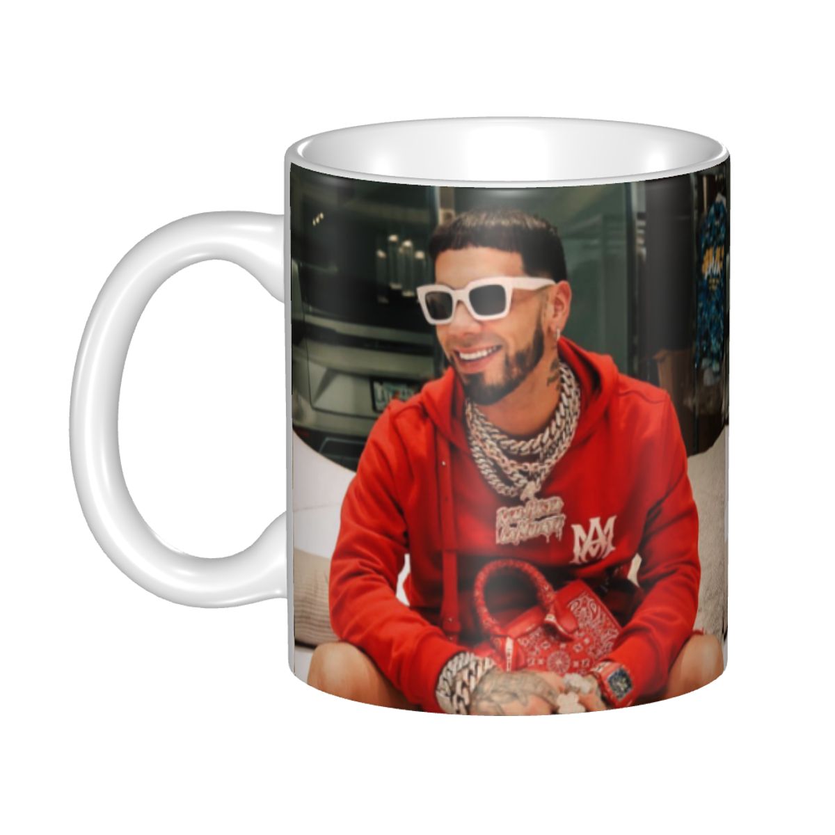 Coffee Tea Gift - Керамические волшебные кружки Anuel AA, 350