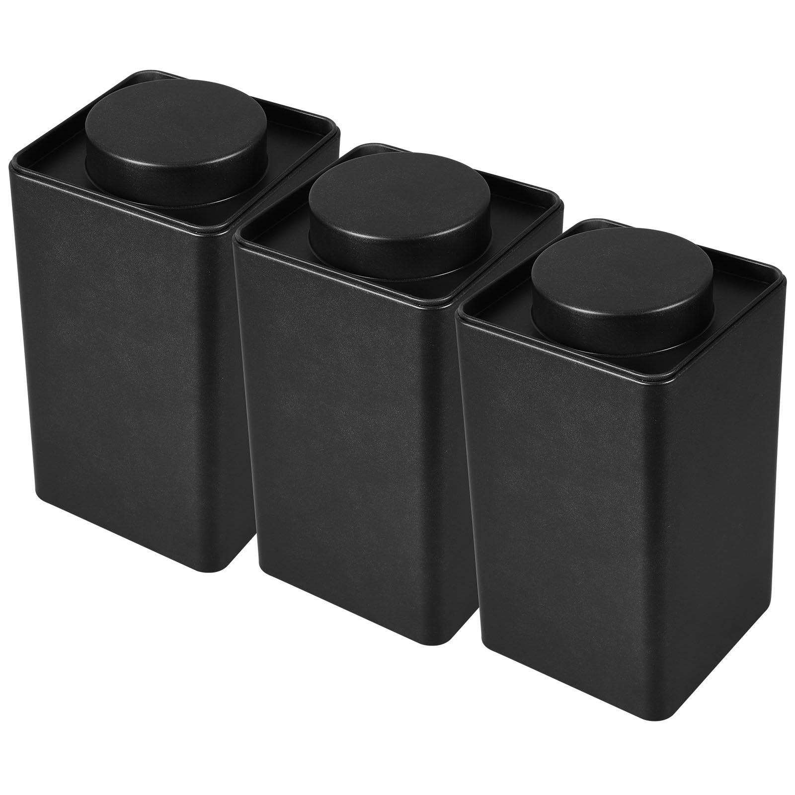 Coffee Tea Sugar Canisters - Набор из 3 элегантных винтажных металлических