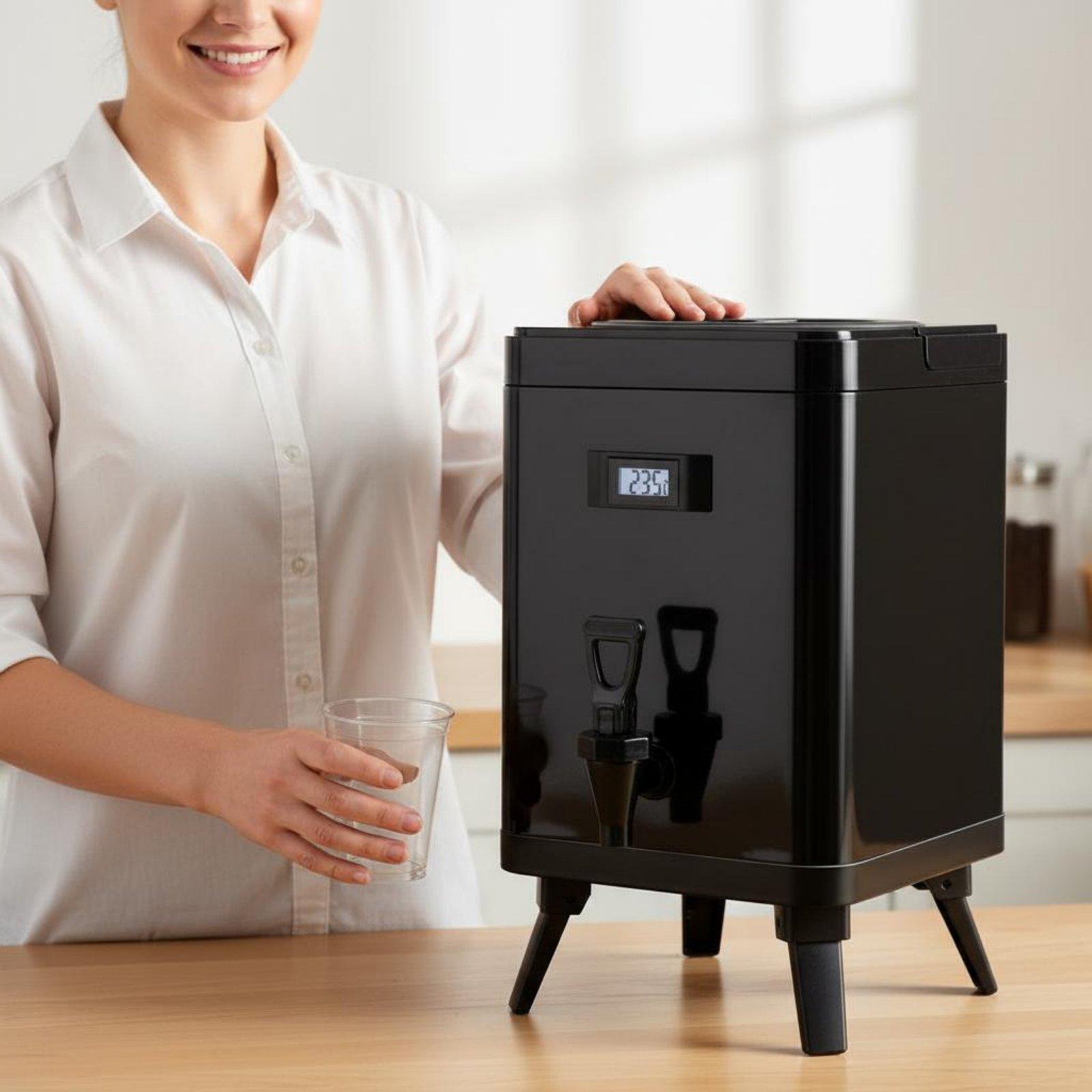 Coffee Tea Urn - Тройной изолированный диспенсер для напитков с