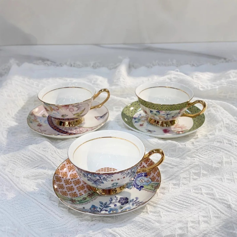 Coffee Tea Gardens - Эмалированные чашки и тарелки высокого качества