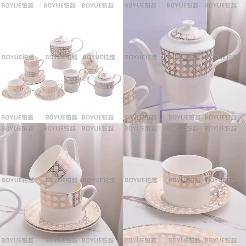 Coffee Tea Gift - Набор кофейных чашек из костяного фарфора