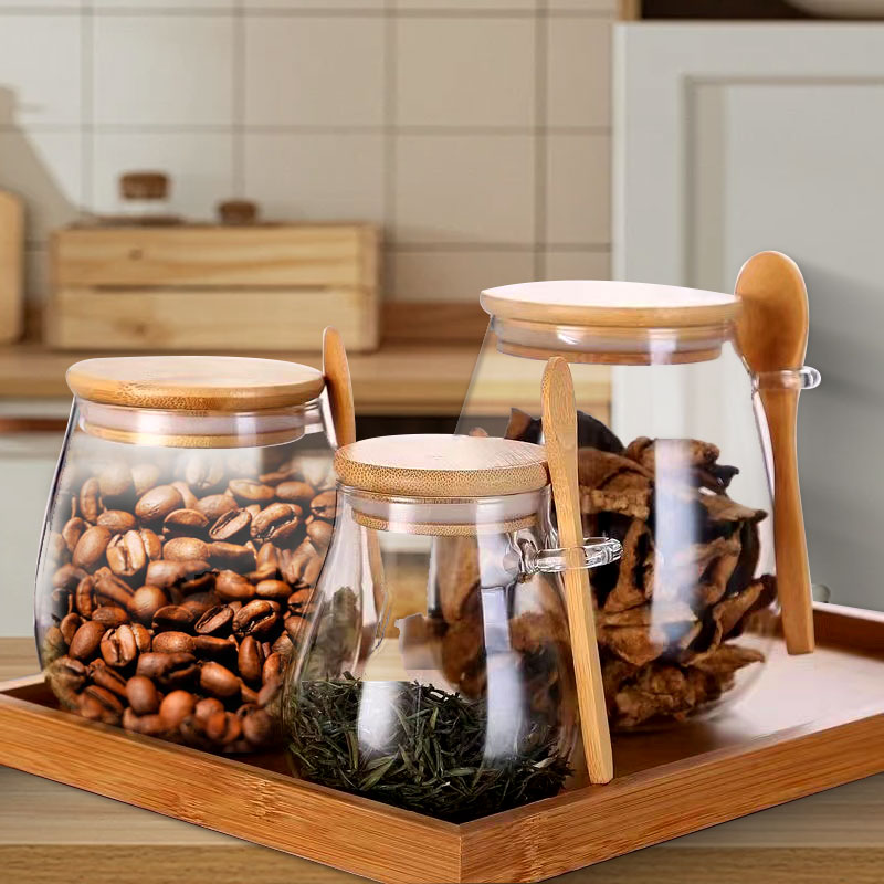 Герметичная стеклянная банка 3 – обзор и цена Coffee Tea Sugar Canisters