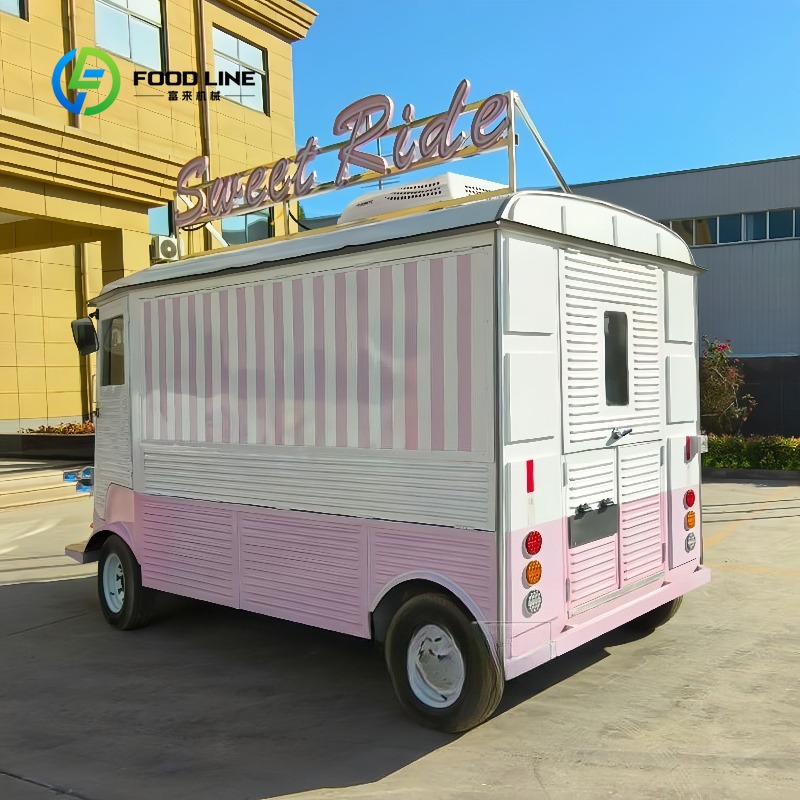Передвижной фудтрак розового ц – обзор и цена Coffee Tea Van