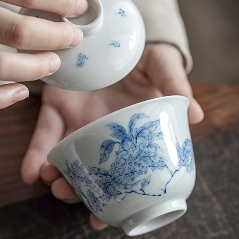 Античный сине-белый фарфоровый – обзор и цена Gongfu Tea Set