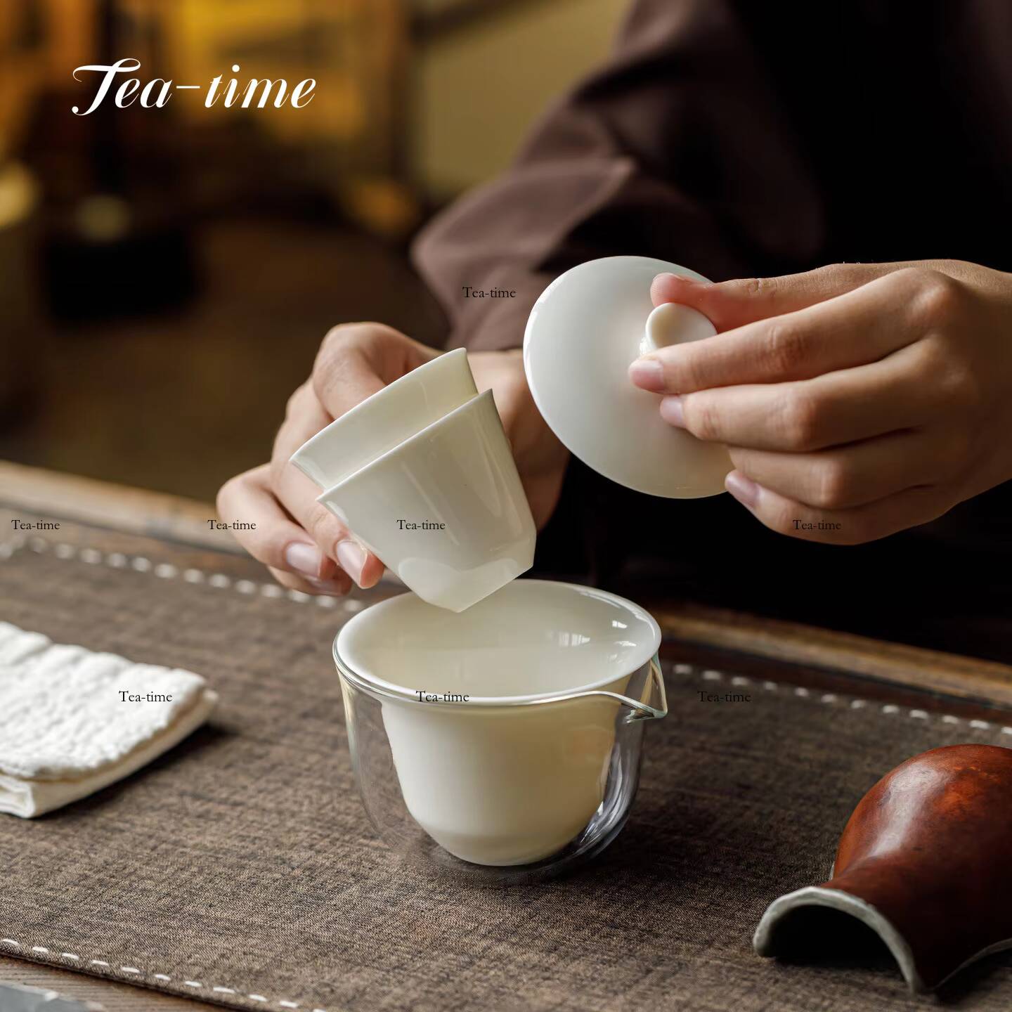 Белый керамический дорожный ча – обзор и цена Gongfu Tea Set