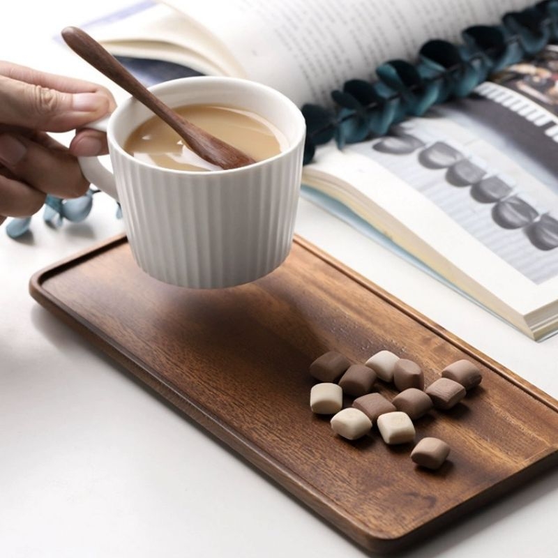 Деревянный прямоугольный подно – обзор и цена Coffee Tea Stand