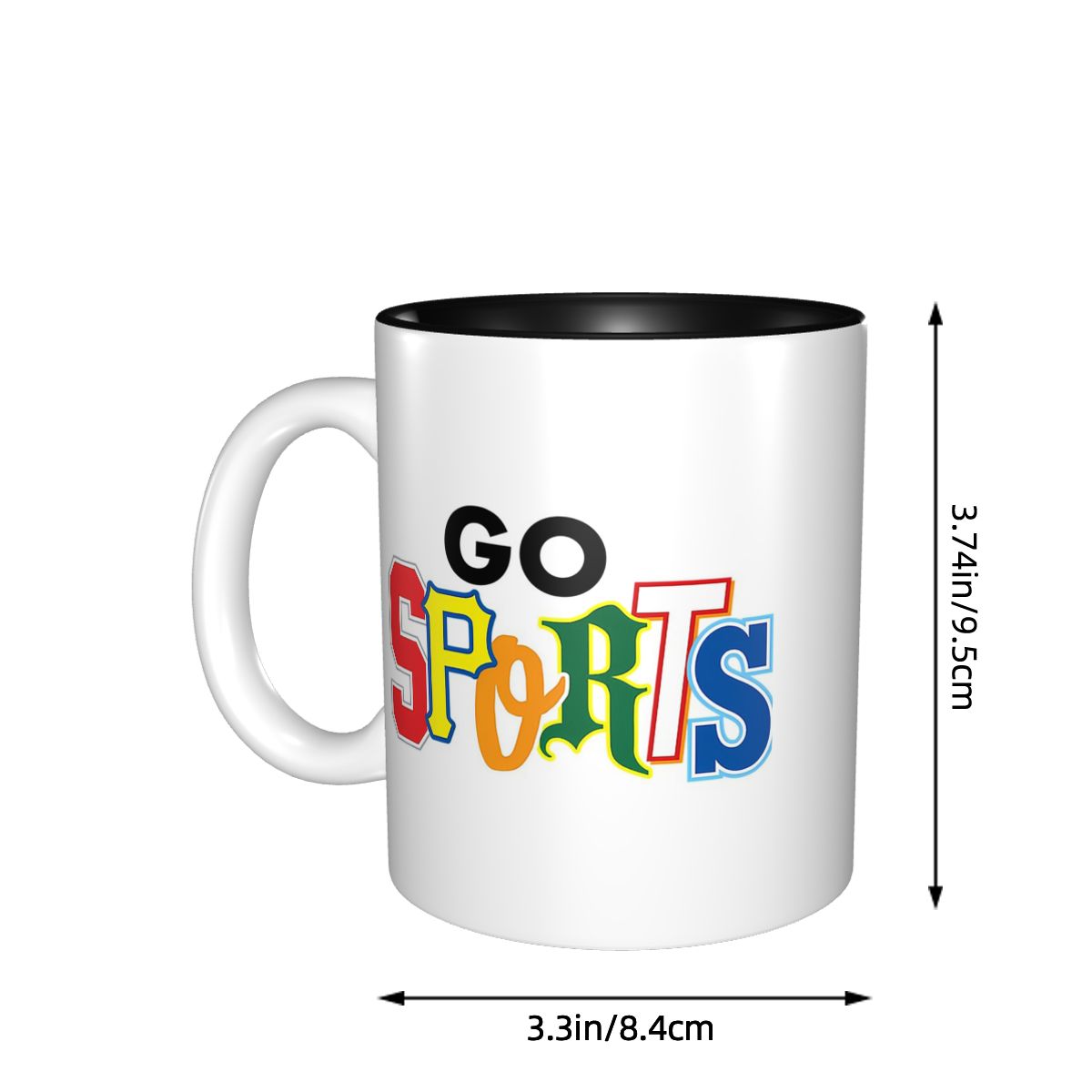 Кружка Go Sports с разными шри – обзор и цена Coffee Tea Font