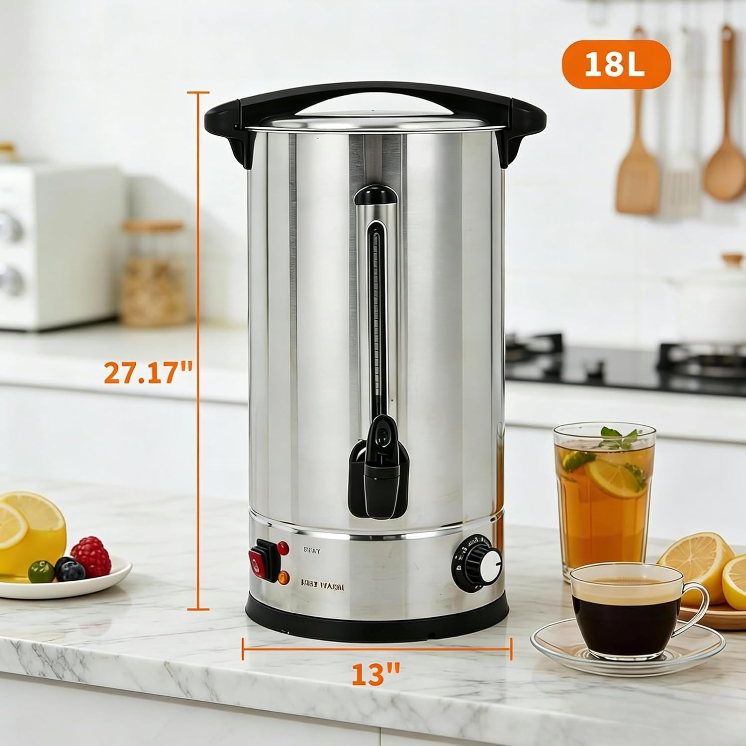 Кофеварка Tacleekii объемом 18 – обзор и цена Coffee Tea Urn