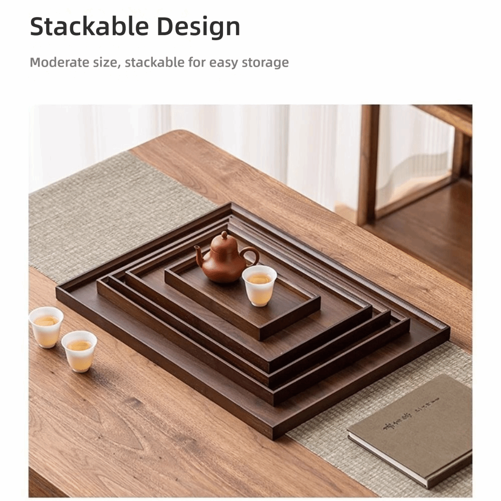 Декоративный поднос из натурал – обзор и цена Coffee Tea Stand