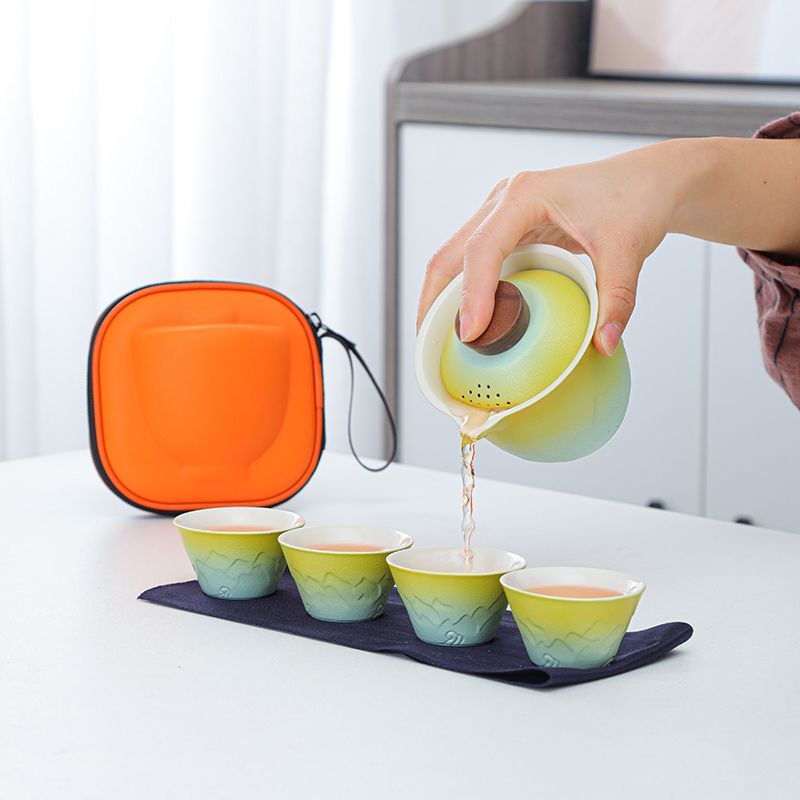 Дорожный чайный набор Gradient – обзор и цена Gongfu Tea Set