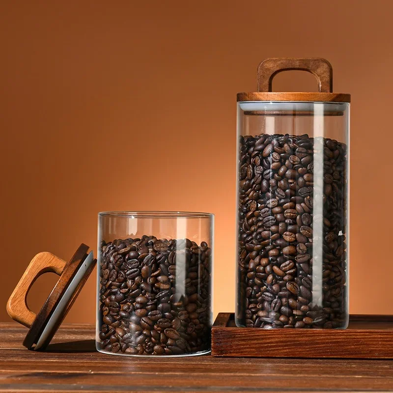 Прозрачная стеклянная банка с  – обзор и цена Coffee Tea Sugar Canisters