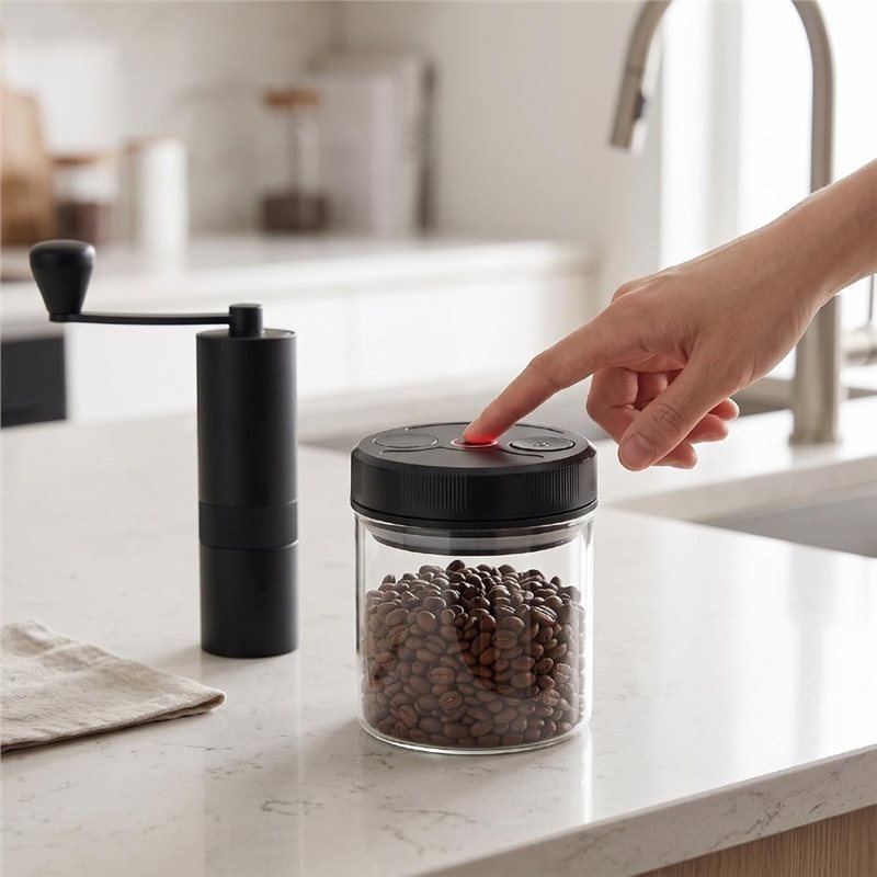 Автоматический вакуумный конте – обзор и цена Coffee Tea Sugar Canisters