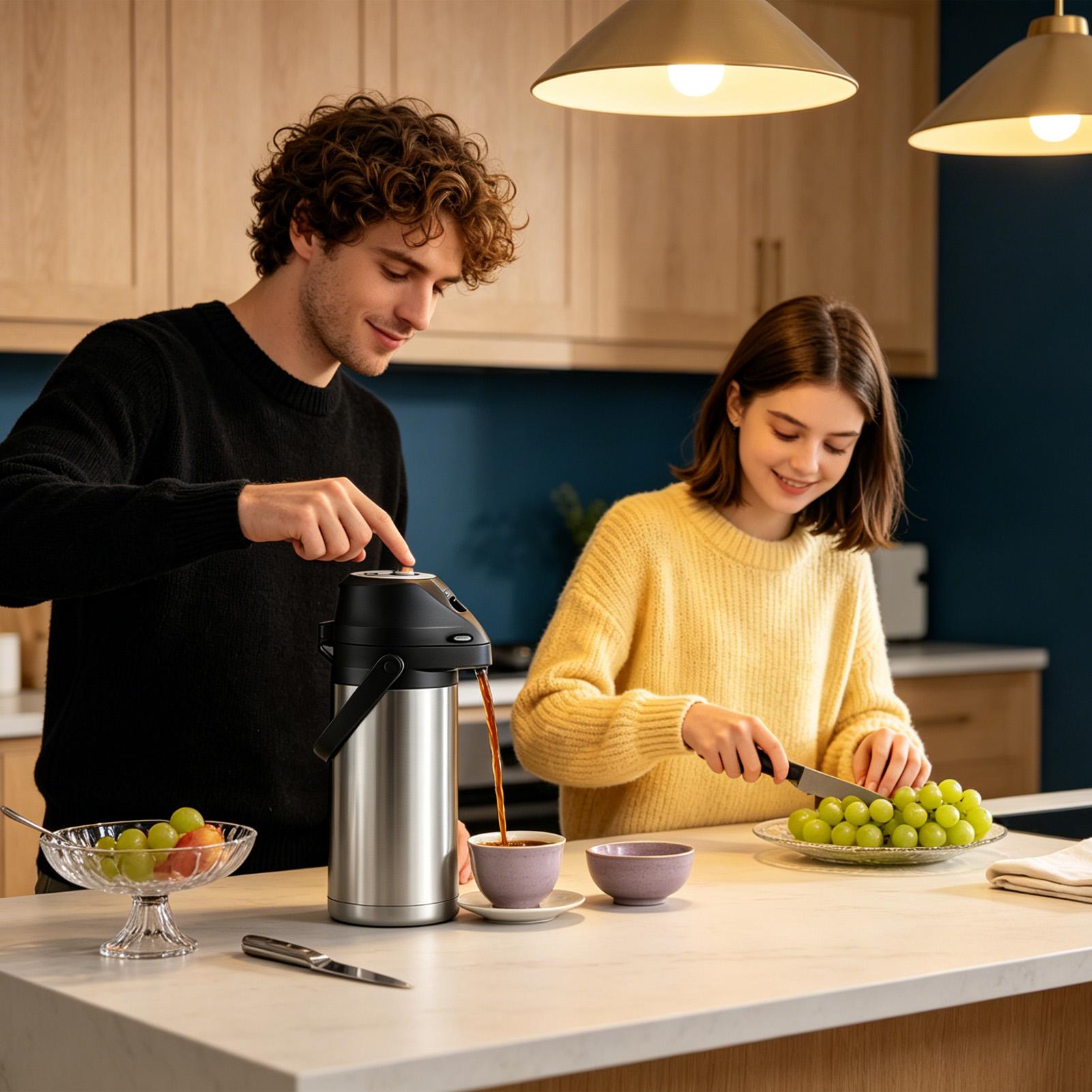 Термос-диспенсер из нержавеюще – обзор и цена Coffee Tea Urn
